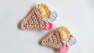 Crochet Hair Accessories Combo