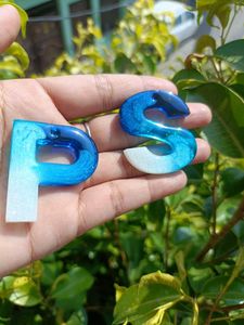 Resin Initial Charms