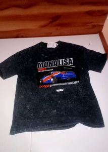 thrifted international acid wash tee tshirt 👕