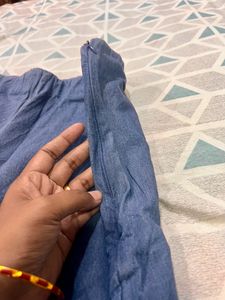Loose Fit Denim Trouser Suitble For Casual Wears