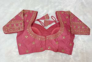 Sabyasachi Dark Pink Blouse