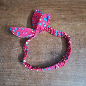 Red Y2K Cloth Hairband