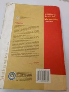 Mathematics Paper-II A
