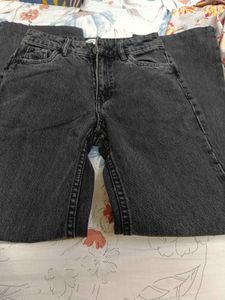 Straight Fit Black Jeans