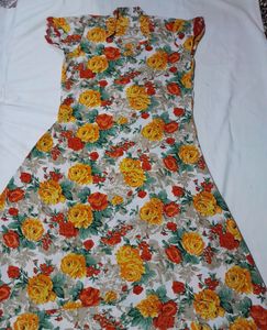 Up And Down Frock Multi Colour 💞