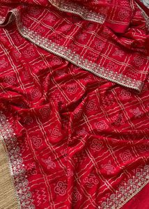 Brand New Soft Silk Saree- Red Colour