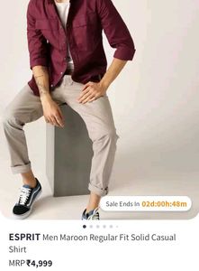 ESPRIT MEN&#39;S RED SHIRT