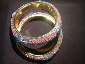 Beaded Bangle Set