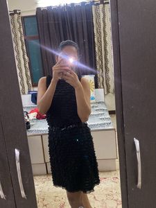 Black Ruffle Dress