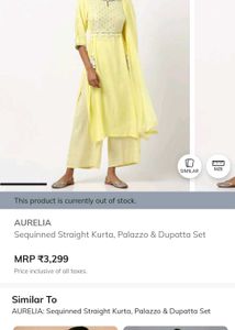 Aurelia Kurti Palazzo Set