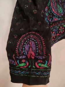 Stylish Black Ethnic Blouse