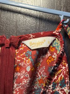 BEERYLUSH Floral Print Fit &amp; Flare Dress