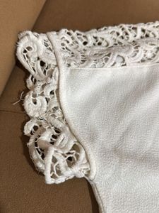 Boxy Crop Top In White