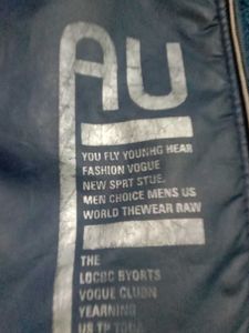 Stylish Navy Blue Padded Jacket