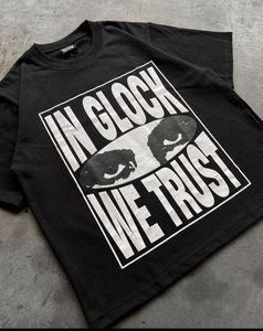 Graphic Print Black T-shirt