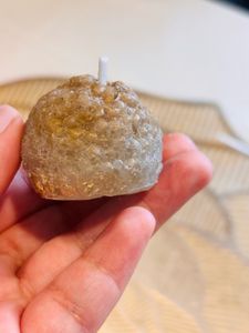 laddoo shaped candle