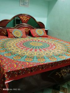 Jaipuri Bed Sheet With Pillow Cover