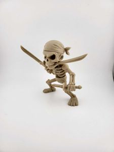 One Piece Zoro Skeleton Pirate Figure