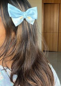 Cute Blue Hair Bow
