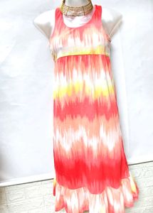 New Piece/ Unused Marble Print Small Size Dress
