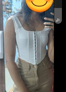 Khaki Coloured Jeans From Off-duty Worn Only Once