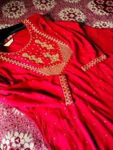 Wedding Party Wear  Kurti Looking So Pretty