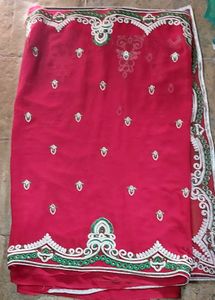 Red Heavy Ethnic Saree