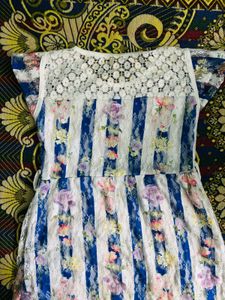 CUTE FROCK💙🦋🤍