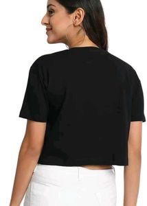 Color Block Crop Top