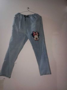 Cute Minnie Mouse Jeans