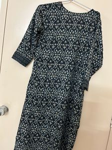 Black Kurta Pent Set