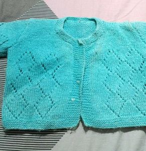Cute Knitted Baby Cardigan