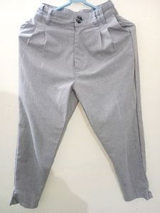 Tokyo Talkies Grey Formal Trousers