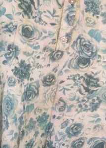 Floral Print Kurta and Dress Bundle