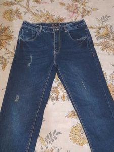 Dark Blue Denim Jeans