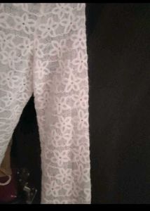 White Flower Summer Cardigan