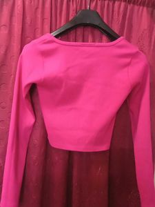 Z-line Pink Long Sleeve Top
