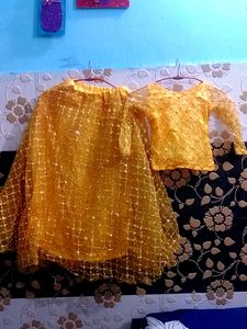 Haldi Special Lehenga Choli 4 Se 6 Sal Ki Ladkiyon