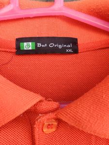 Orange Dailywear Tshirt For Men