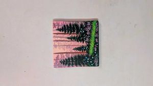 Mini Forest Scene Painting