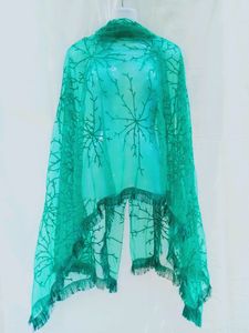 Net Dupatta (Green)