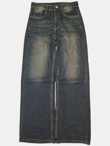Wide Leg Baggy fit dark blue vintage denim