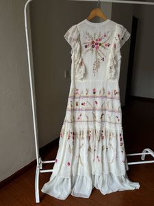 Spring Embroidered Floral Garden Inspired MAXI