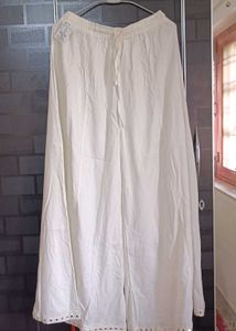 Off-white Plazzo Free Size New