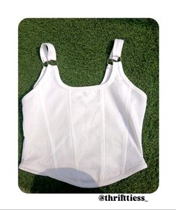 White Crop Top