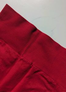 Red Activewear Leggings