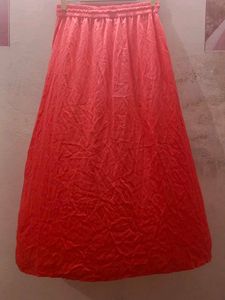 (200)Coral Maxi Skirt