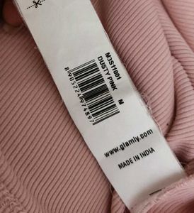 Madame Solid Dusty Pink Round Neck Top