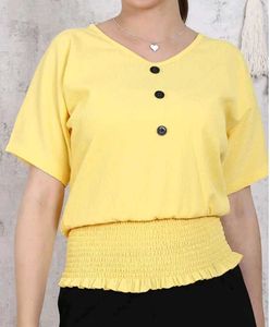 Yellow Casual Women's Top