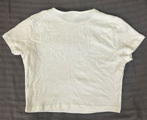 Cherry Print Cropped Tee